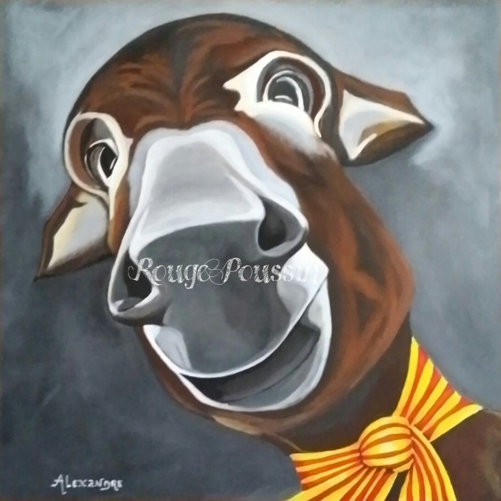 Peinture acrylique de Carole Alexandre sur Toile 60x60