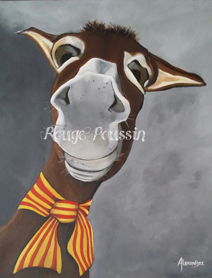 Acrylique sur toile 70x70 de Carole Alexandre