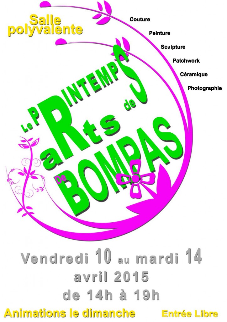 Affiche pour "Le Printemps des arts"