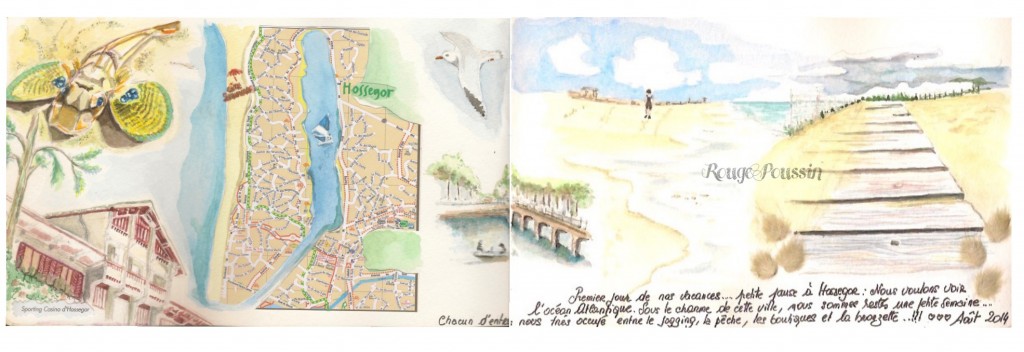 Soorts-Hossegor 2014 : Extrait de mon carnet de vacances