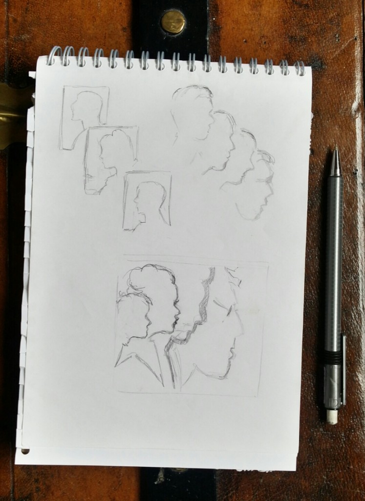 Dessins en préparation du concours de peinture